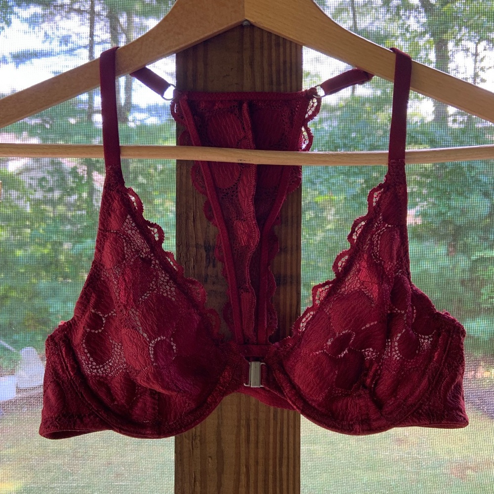 Aerie Snap Front Lace Bralette